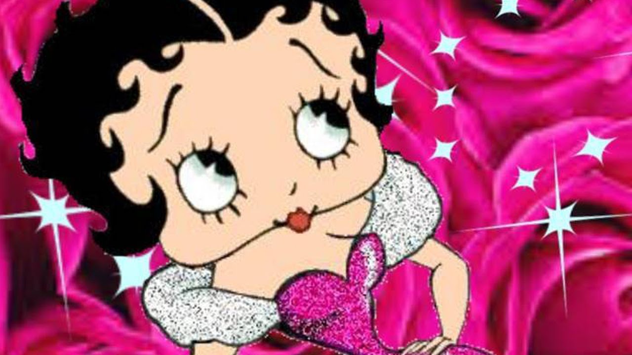 Pink Glitter Betty Boop GIF  Pink Glitter Betty Boop Hello  Discover   Share GIFs