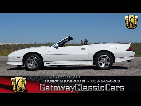 1113 Tpa 1988 Chevrolet Camaro Iroc Z Convertible