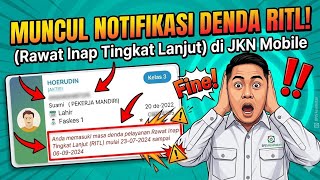 Muncul Notifikasi Denda Rawat Inap Tingkat Lanjut/RITL di aplikasi JKN Mobile | BPJS Kesehatan
