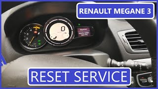Renault Megane 3 Service Interval Reset