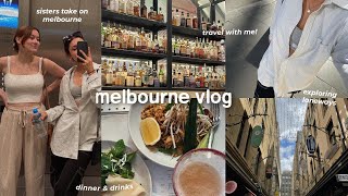 Melbourne Vlog! Spend the weekend with us// nightlife, exploring, din & drinks🍸