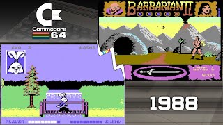 Top 50 Commodore 64 (C64) games of 1988  in under 10 minutes