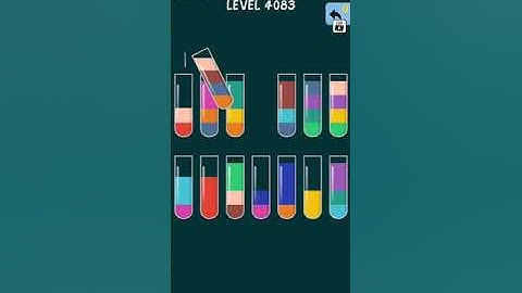Water Color Sort Level 4081 4082 4083 4084 4085 WalkThrough Solution Gameplay