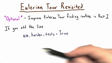 Eulerian Tour Revisited - Intro to Algorithms