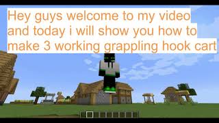 3 Types of working grappling hook minecart  | MINECRAFT V1.15.2 | Pyrnix - GAMING screenshot 3