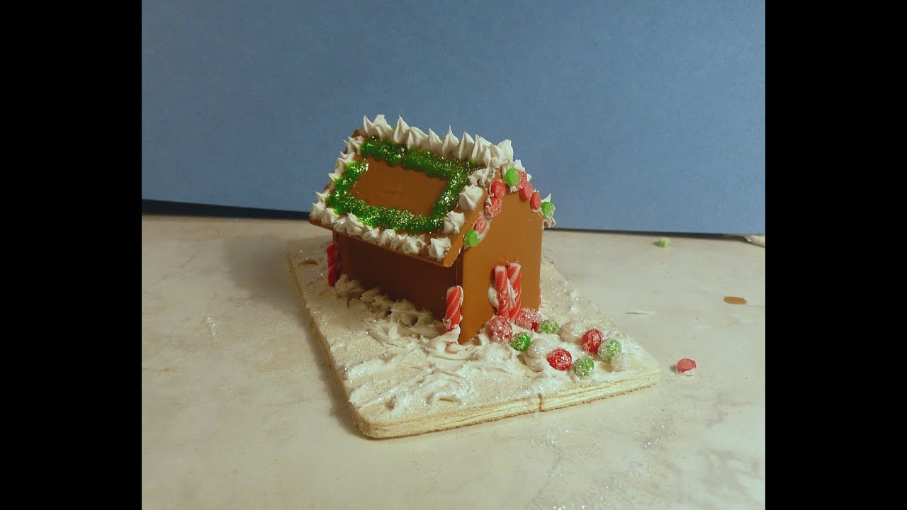 Dollhouse Miniature Gingerbread House YouTube