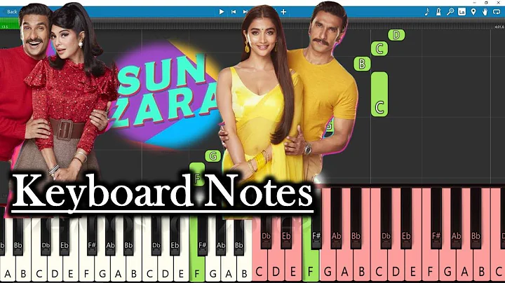 Sun Zara Song Keyboard Notes | Devi Sri Prasad | Ranveer Singh | Cirkus