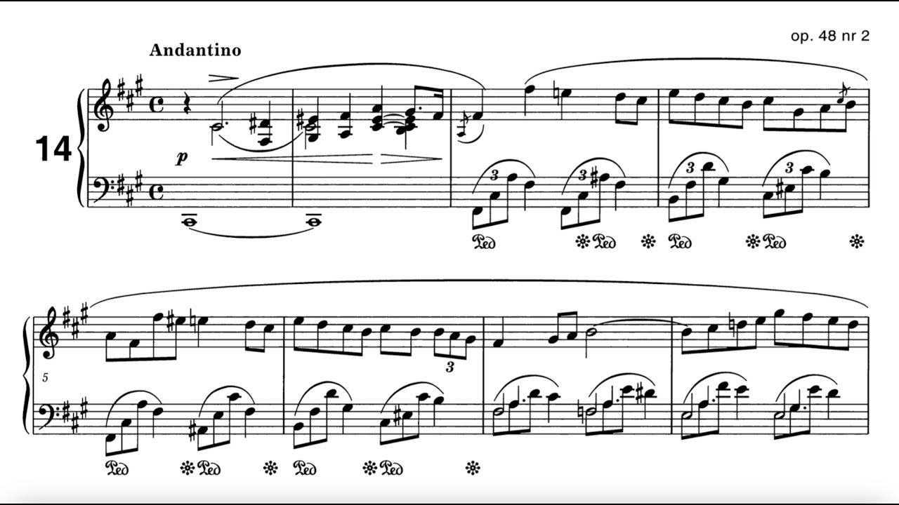 Chopin, Nocturne in F♯ minor, Op. 48 No. 2 | François (1966)