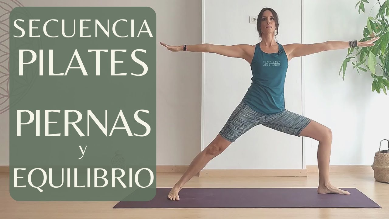SECUENCIA PILATES | Fortalece PIERNAS y CADERA retando tu Equilibrio y Movilidad