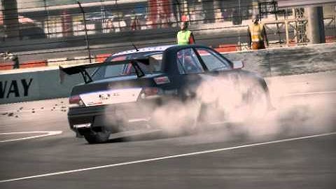 NFS Shift 2 unleashed 4WD Evolution IX Drifting at Toyota speedway (gameplay replay)