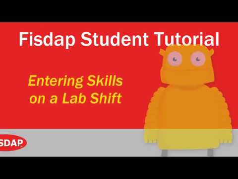 Fisdap Student Tutorial: Entering Skills on a Lab Shift