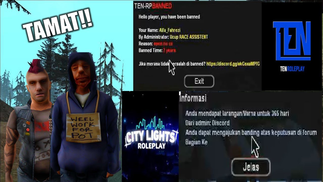 RESMI TAMAT!!! ALFA DAN DIMITRI TAMAT TEN RP DAN CITYLIGHT RP - GTA San ...