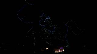 Capturing a precious moment with adorable drone light show formations that radiated love and joy!