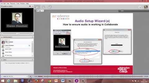 Audio Wizard Training for the Moodle Course: Intro to Webinar Skills