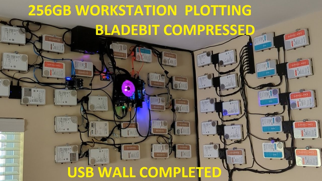 Chia Farmer: 256 GB Compressed Plotter - YouTube