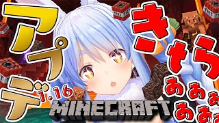 【Minecraft】念願！ホロ鯖1.16きｔらああああ兎田建設社長視察ぺこ！【ホロライブ/兎田ぺこら】