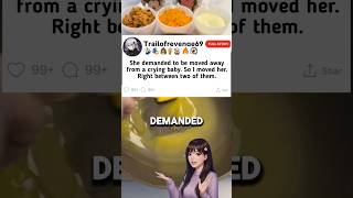 She hated sitting near the baby. So I moved her to hell. #reddit