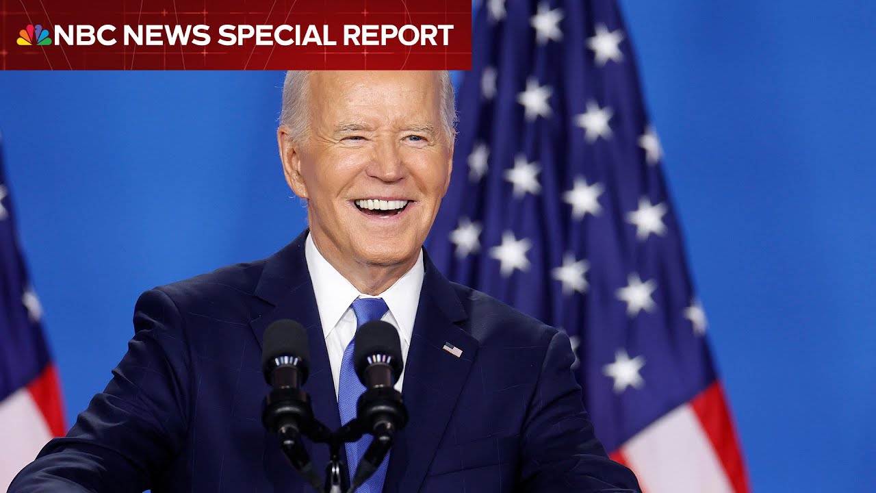 Special report: Biden holds first press conference since presidential debate Special report: Biden holds first press conference since presidential debate