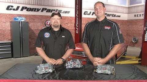 Mustang Edelbrock Carburetors 1965-1985