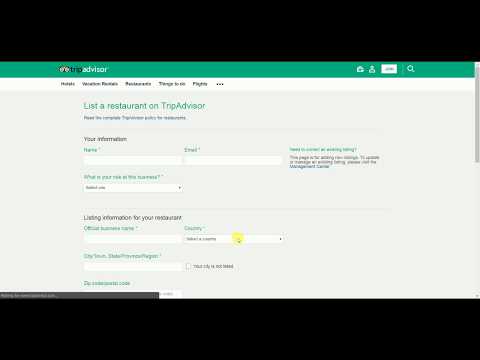 Local Business How-To: Creating a TripAdvisor Business Listing