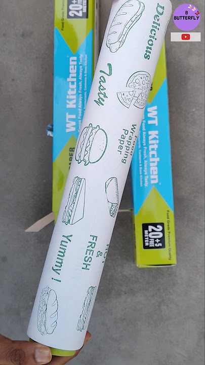 Use Butter paper instead of aluminium foil | review of butter paper premium quality @meesho #shorts
