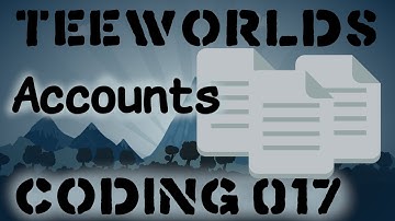 Teeworlds programming #017 - account system using text files