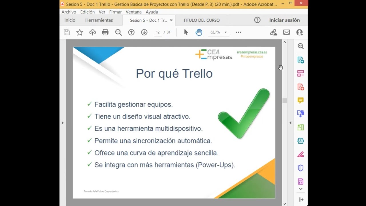 Bb Collaborate Sesión 5 11 enero de 2022 Gestión básica de proyectos