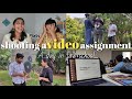 Shooting video assignment with friends w/ #bts | A Day in my life at Law School Nirma | Ananta Vyas