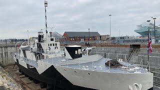 HMS M33 come onboard the M29-Class Monitor and learn about the Battle of Gallipoli in August 1915