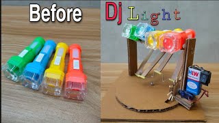 colourfull dj light| How to make a dj light using servo motor