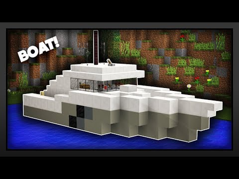 Как построить лодку в майне