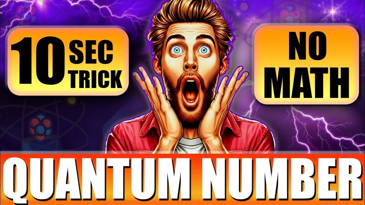 4 Quantum Numbers: No Math and No Formula | Class 11 - YouTube