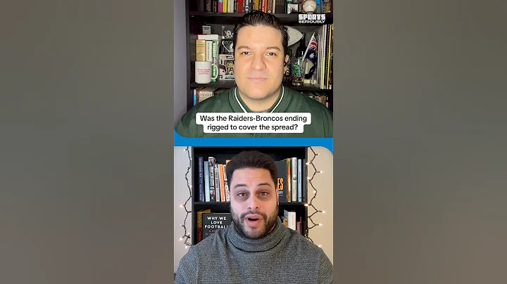 Was the Raiders-Broncos game rigged to cover the spread? #shorts