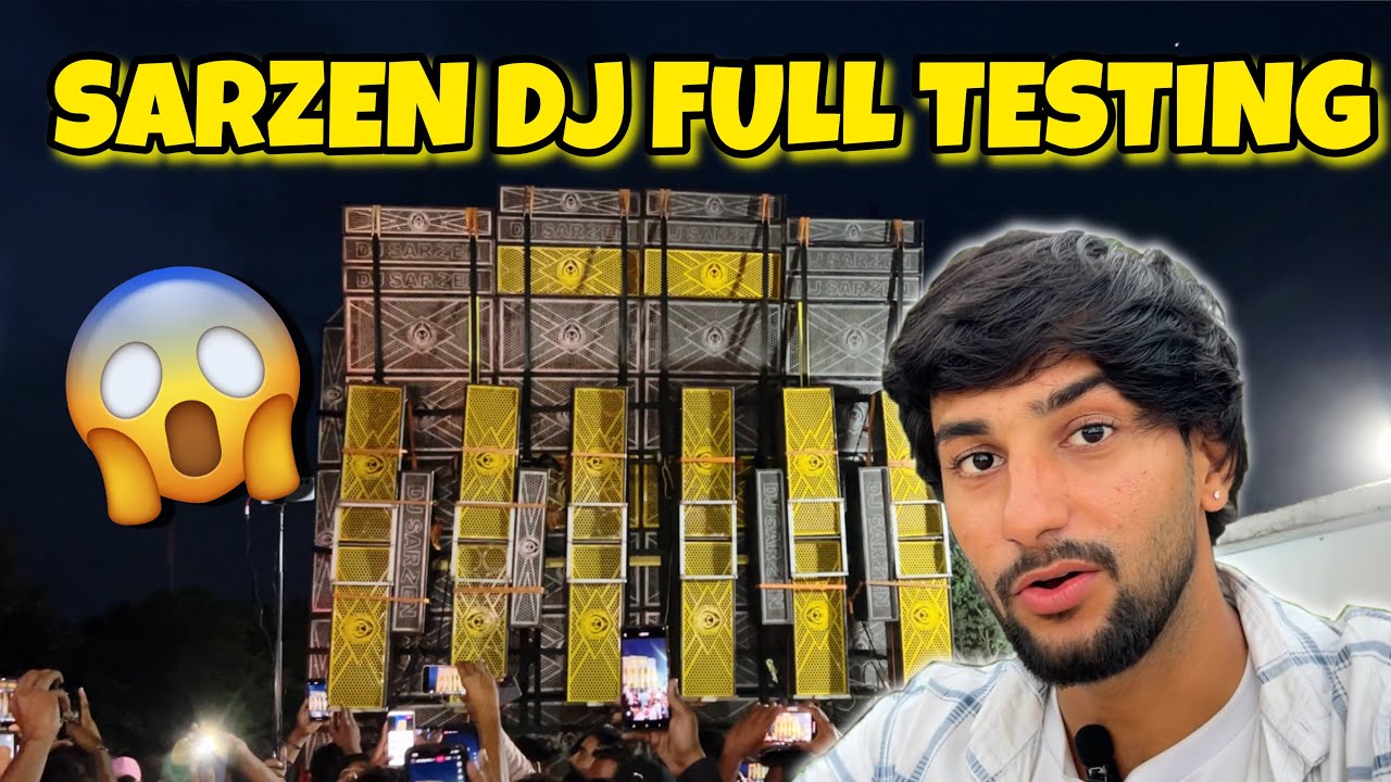 Sehore Madhya Pradesh Me Kare Sabke Dil Band 😱 Sarzen DJ First Testing | Kawad Yatra 2025