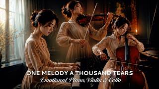 One Melody, A Thousand Tears 💔 | Emotional Piano, Violin & Cello