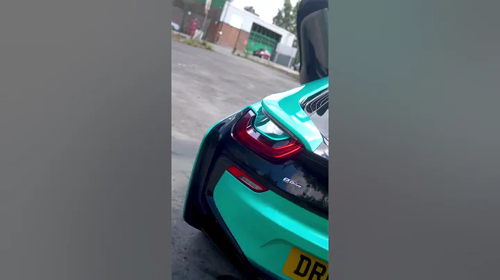 BMW i8 wrapped | Autowrap Shorts |  #carwrap #shorts #i8