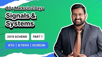 SIGNALS AND SYSTEMS PART 1 BASIC CONCEPT S4 KTU: BTECH - BEST CLASS IN 2024 :DOWNLOAD THE MSIGMA APP