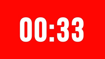 33 Second Timer With Alarm Without Music