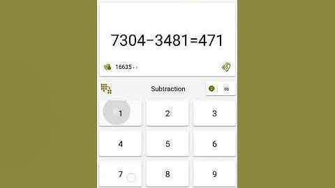Math Tricks - Single game - No time limit - level 81 (Number Keyboard)