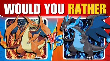 Would You Rather..? Pokemon Edition 🐉🔥🌊 | Pokemon Quiz Night Game
