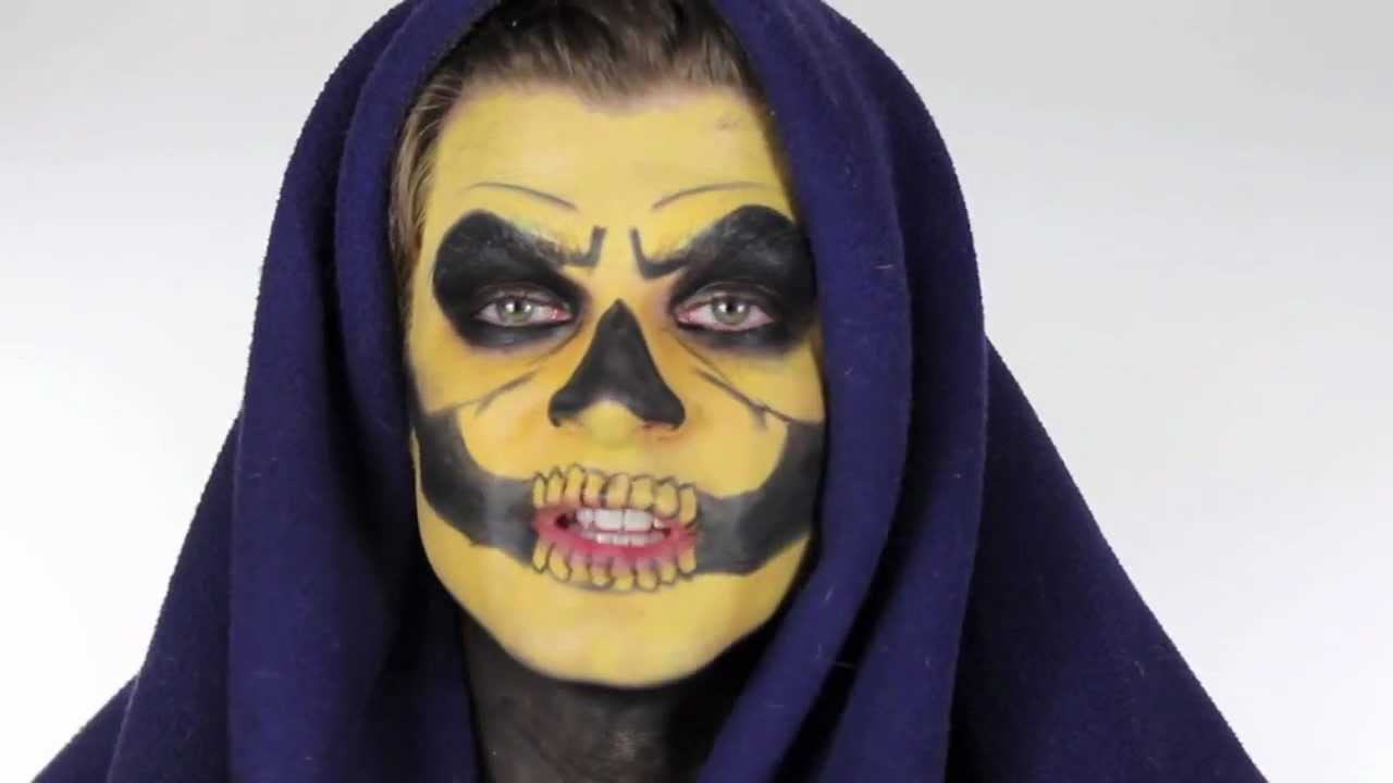 Skeletor Halloween Makeup Tutorial By Pixiwoo YouTube