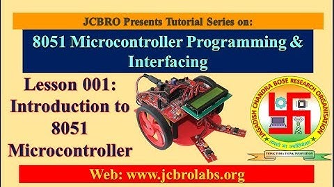 Lesson 001: Introduction to 8051, Data Bus & Memory Addressing