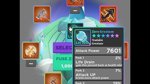 Forging First 100 Zero Weapon | World Zero | Roblox