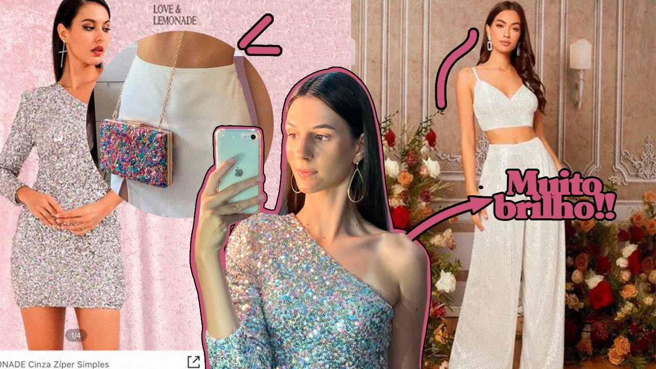 MUITA ROUPA DE BRILHO 😱 - Recebidos de Carnaval da SHEIN #shein #sheingals #sheincarnaval2022