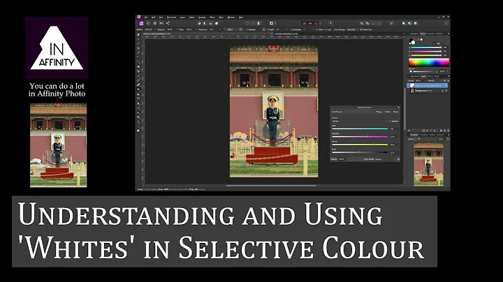 Selecting and Using 'Whites' in the Selective Colour Adjustment