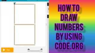 How to Draw Numbers | Artist Lab | Code.org | @codingwitharth