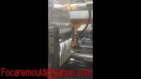 2 component toothbrush mold axis rotary China two color moulding design