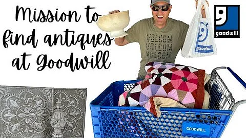 Mission To Find Antiques At Goodwill - Thrifting For Resell - Thrift Store Makeovers