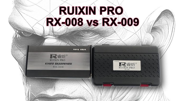 RUIXIN PRO RX-008 knife sharpener review. Fixed angle, diamond and ceramic  whetstones. 