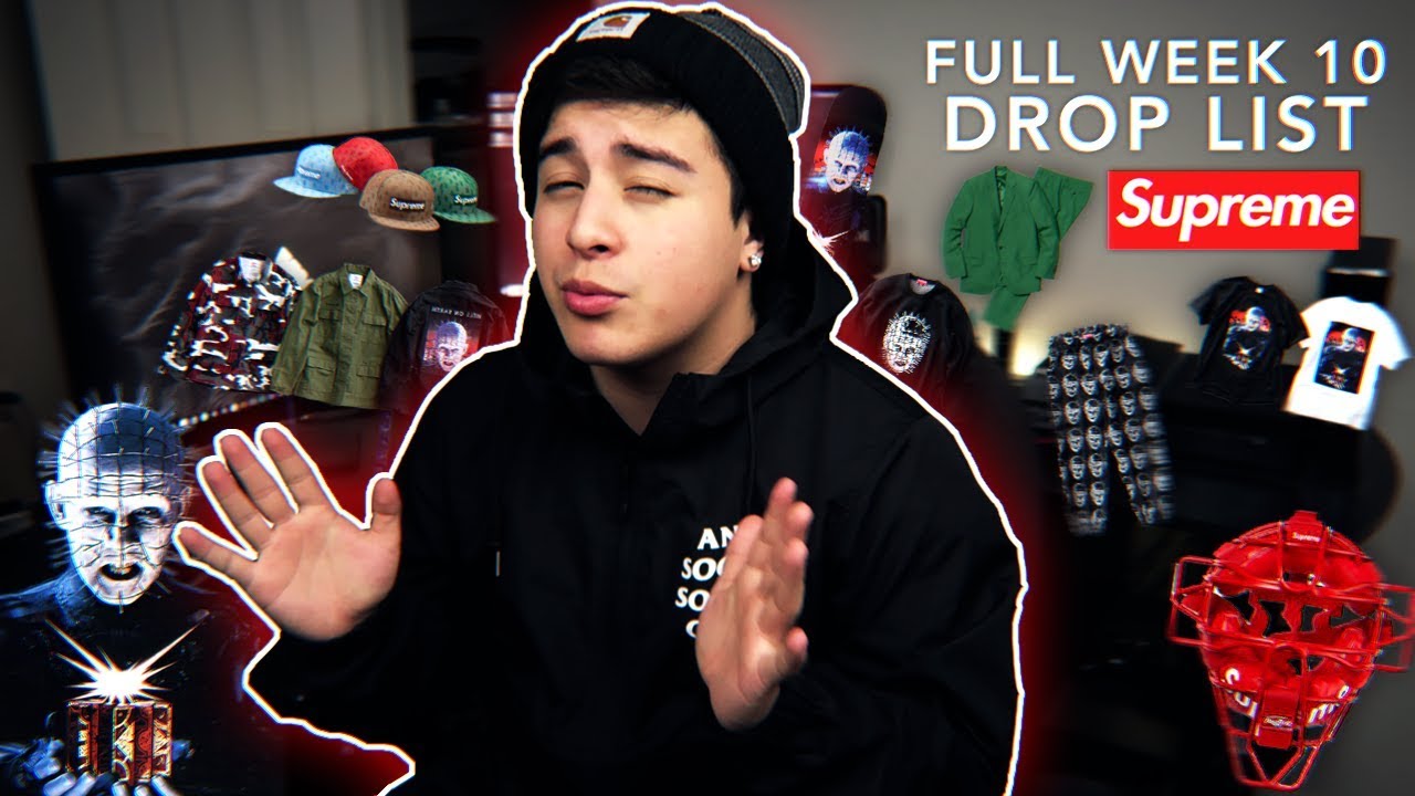 Supreme x HELLRAISER - WTF IS THIS?! - Week 10 Droplist